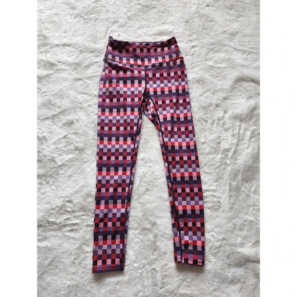 NWOT Free People FP Movement Ashford Lose Control Leggings Size XS Plaid - Picture 3 of 13